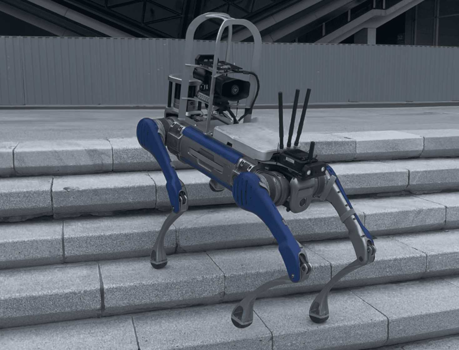 Mobile Quadruped Robot Navigation